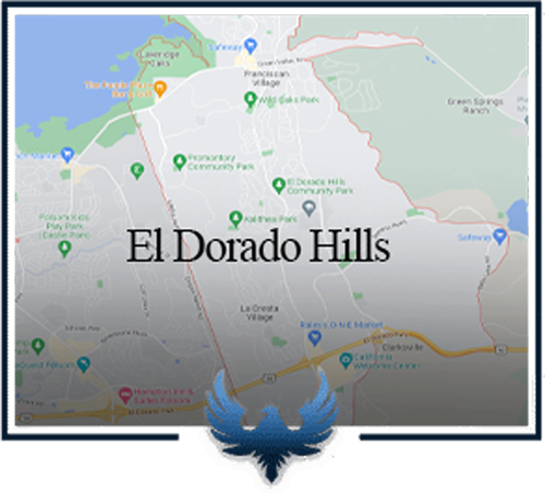 Map of El Dorado Hills